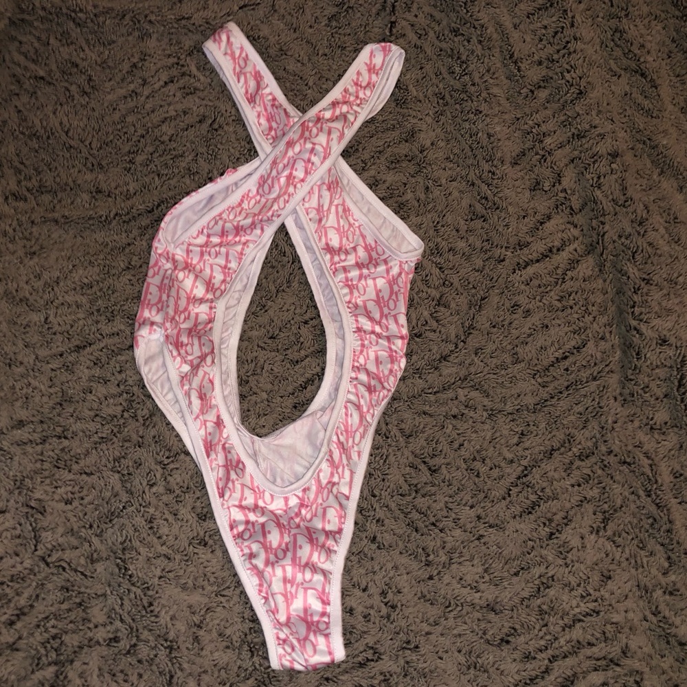 Exotic Dancewear One Piece Bodysuit Dance wear swimsuit Thong Pole Dancer Swim